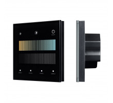 Сенсорная панель Arlight SMART-DALI-301-11-1G-4SC-MIX-IN Black (BUS/24V, Touch, 2.4G) 046550