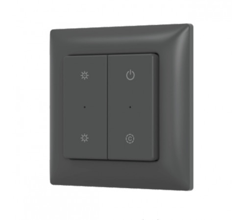 Кнопочная панель Arlight SMART-RF-801-22-MULTI черная, закруг. (3V, пластик, 2.4G) (IARL, IP20 Пластик) 066727