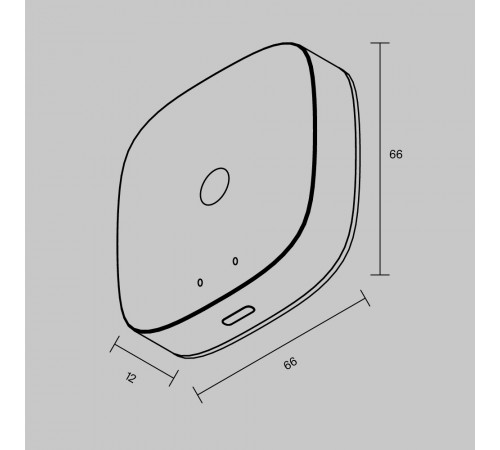 Центр управления умным домом Maytoni Lighting control MD-TRA034-W(N)