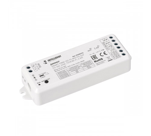 Диммер Arlight SMART-PWM-102-72-MIX-PD-SUF (12-36V, 2x5A, TUYA Wi-Fi, 2.4G) (IARL, IP20 Пластик) 034501(1)
