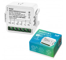 Умное реле Wi-Fi Uniel UL-00011709 2 канала. 100-240В. 2x10А 2x250Вт UCH-A301 2C/WF WHITE