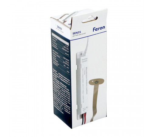 Датчик движения Feron SEN35 на касание, встраиваемый, 12/24V, 60/120W 52166
