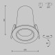 Встраиваемый спот Maytoni Technical Focus Led DL125-L12-3K-W