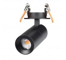 Спот Arlight LGD-ARTEMIS-BUILT-FLAP-R55-12W Warm2700 (BK, 8-80 deg, 230V) (IP20 Металл) 062274