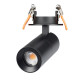 Спот Arlight LGD-ARTEMIS-BUILT-FLAP-R55-12W Warm2700 (BK, 8-80 deg, 230V) (IP20 Металл) 062274
