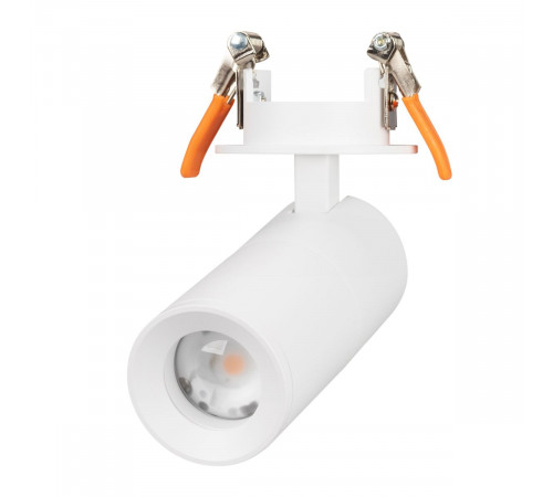 Спот Arlight LGD-ARTEMIS-BUILT-FLAP-R55-12W Warm2700 (WH, 8-80 deg, 230V) (IP20 Металл) 062273