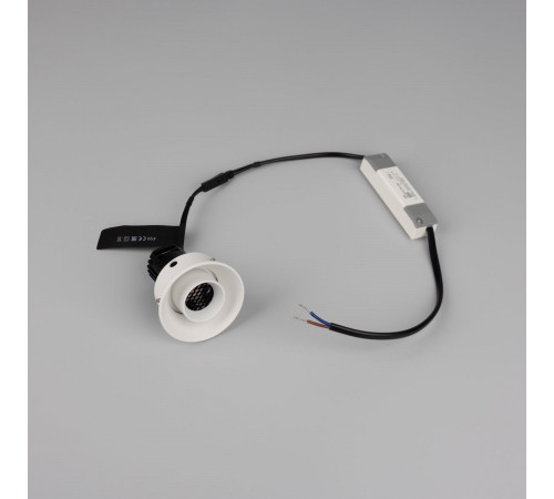 Светильник безрамочный Arlight DL-ROTARA-R63-6W Day4000 (Белый RAL9003, 36 deg, 230V) (IP20 Металл) 064948