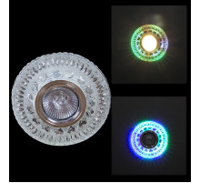 Встраиваемый светильник Reluce 10499-9.0-001CNB MR16+LED3W CL/RGB