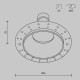 Встраиваемый светильник Maytoni Share DL126-GU10-TRS-W