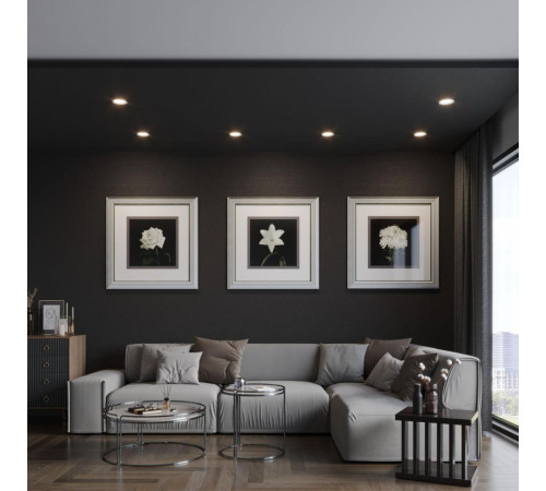 Встраиваемый светильник с переключателем цветовой температуры и угла рассеивания Novotech Wir Fluo 359844