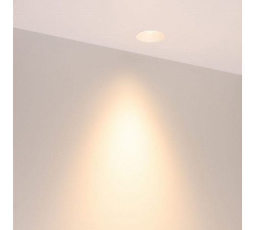 Светильник безрамочный Arlight DL-INTRAL-R63-8W Warm3000 (Белый RAL9003, 36 deg, 230V) (IP20 Металл) 064934