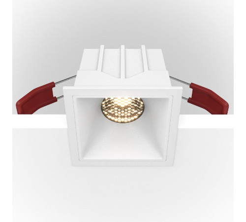 Встраиваемый светильник Maytoni Technical Alfa LED DL043-01-10W4K-D-SQ-W