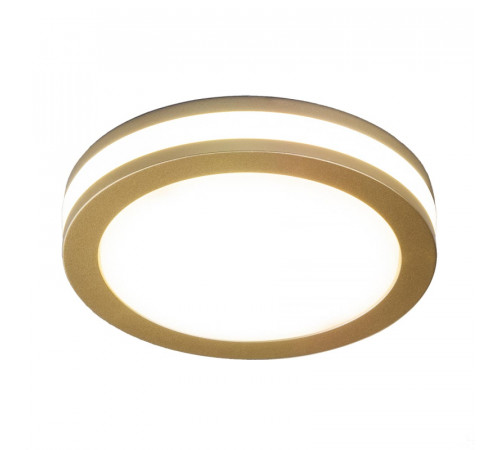 Встраиваемый светодиодный светильник Elektrostandard DSKR80 5W 4200K SGD золото матовый 4690389041303