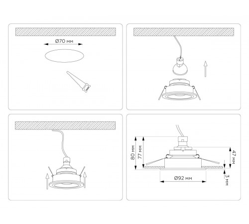 Встраиваемый светильник Ambrella Light Techno spot Technic base TN102823 Встраиваемый светильник Ambrella Light Techno spot Technic base TN102823