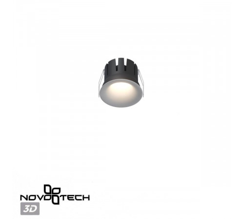 Встраиваемый светильник с переключателем цв. температуры Novotech Wir Eclat 359884