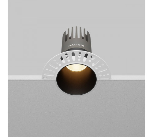 Встраиваемый светильник Maytoni Technical Dip DL120-10W-3K-TRS-B Встраиваемый светильник Maytoni Technical Dip DL120-10W-3K-TRS-B