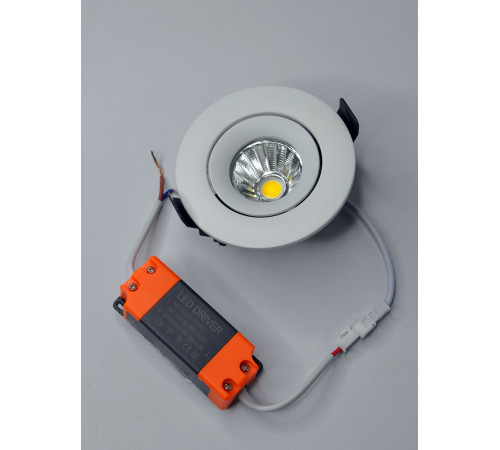 Встраиваемый светильник Elvan VLS-006R-12W-NH-Wh