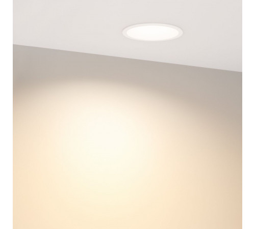 Встраиваемый светильник Arlight MS-BREEZE-BUILT-R82-9W Warm3000 (WH, 85 deg, 230V) (IP20 Металл) 036616(1)