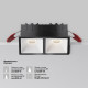 Встраиваемый светильник Maytoni Alfa LED DL043-02-10W4K-SQ-B-1