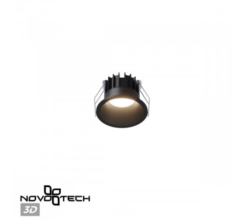 Встраиваемый светильник с переключателем цв. температуры Novotech Wir Brillo 359866