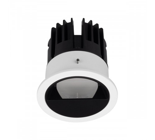 Встраиваемый светильник Arlight DL-VEILA-R63-8W Warm3000 (Белый RAL9003, A44x46 deg, 230V) (IP20 Металл) 064957