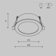 Встраиваемый светильник Maytoni Technical Downlight Orb DL130-GX53-MG
