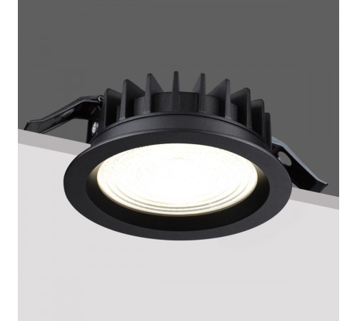 Встраиваемый светильник с переключателем цветовой температуры и угла рассеивания Novotech Wir Fluo 359847