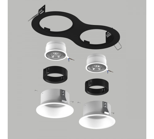 Встраиваемый светильник Lightstar Domino (214627+214606+214606+214007+214007) D6270606BMOD Встраиваемый светильник Lightstar Domino (214627+214606+214606+214007+214007) D6270606BMOD