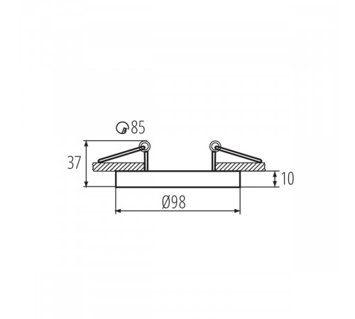 Встраиваемый светильник Kanlux Tiny Bord 37166 Встраиваемый светильник Kanlux Tiny Bord 37166