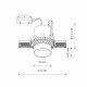 Встраиваемый светильник Nowodvorski Mono Slide Trimless Satine Copper 10807
