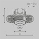 Встраиваемый светильник Maytoni Technical Dip T DL128-10W3K-TRS-B