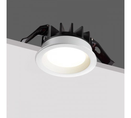 Встраиваемый светильник с переключателем цветовой температуры и угла рассеивания Novotech Wir Fluo 359842