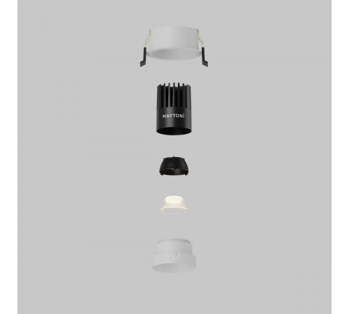 Встраиваемый светильник Maytoni Dip DL115-10W-2.7K-W