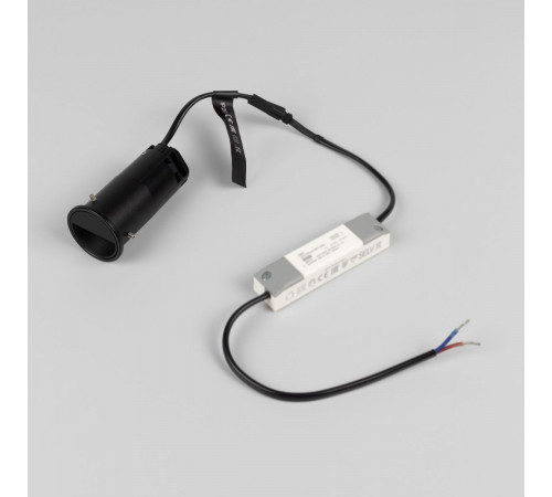 Встраиваемый светильник Arlight DL-VEILA-R39-6W Warm3000 (Черный RAL9005, A44x46 deg, 230V) (IP20 Металл) 065562
