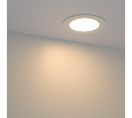 Встраиваемый светильник Arlight MS-EDGE-R120-6W Day4000 (WH, 115 deg, 230V) (IP44 Металл) 041903