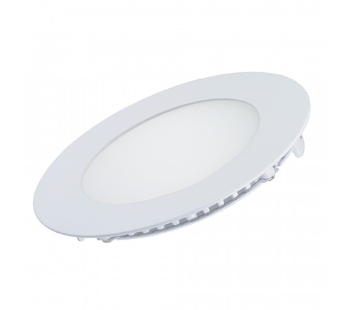 Встраиваемый светильник Arlight MS-EDGE-R120-6W Warm3000 (WH, 115 deg, 230V) (IP44 Металл) 049176