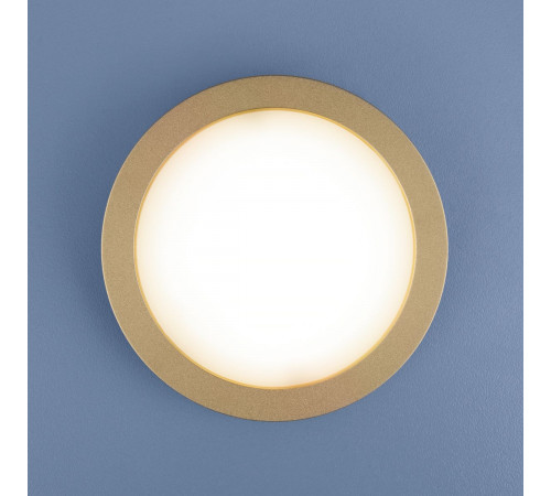 Встраиваемый светодиодный светильник Elektrostandard DSKR80 5W 4200K SGD золото матовый 4690389041303