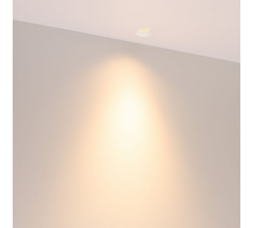 Светильник безрамочный Arlight DL-INTRAL-R39-6W Warm3000 (Белый RAL9003, 50 deg, 230V) (IP20 Металл) 064944