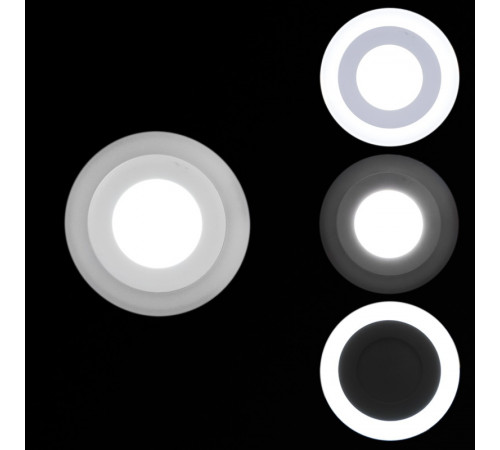 Встраиваемый светильник Reluce 70503-9.0-001TM LED3+2W WH/DL+DL (6500K+6500K)