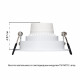 Встраиваемый светильник Arte Lamp Kant A9610PL-1WH