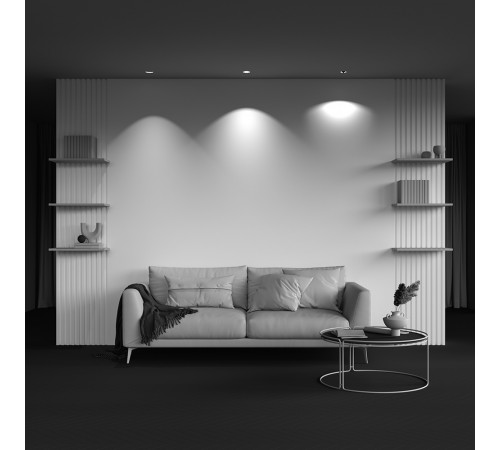 Встраиваемый светильник Maytoni Technical Focus LED mini DL127-8W3K-TRS-B