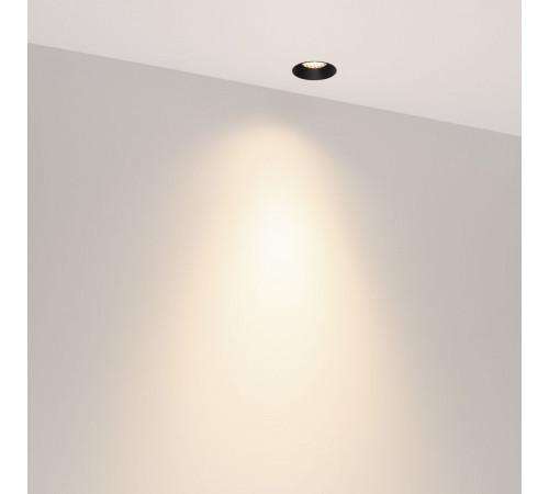 Светильник безрамочный Arlight DL-INTRAL-R39-6W Day4000 (Черный RAL9005, 36 deg, 230V) (IP20 Металл) 064939