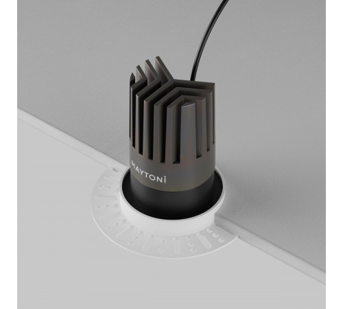 Встраиваемый светильник Maytoni Technical Dip DL121-15W-3K-TRS-B Встраиваемый светильник Maytoni Technical Dip DL121-15W-3K-TRS-B