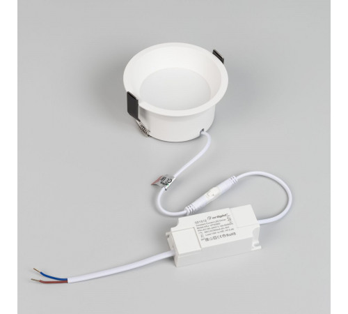 Встраиваемый светильник Arlight MS-BREEZE-BUILT-R104-12W Day4000 (WH, 90 deg, 230V) (IP20 Металл) 035611(1)
