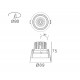 Встраиваемый светильник Italline IT02-029 white 3000K