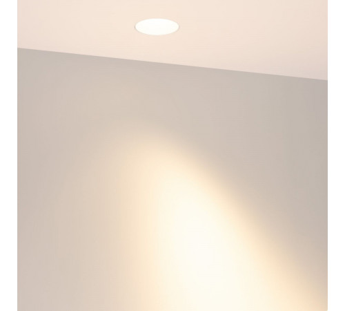 Встраиваемый светильник Arlight MS-ARADO-TRIMLESS-R75-12W Day4000 (Белый, 55 deg, 230V) (IP20 Металл) 066490