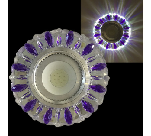 Встраиваемый светильник Reluce 42112-9.0-001PL MR16+LED3W CL/PP+MIX Встраиваемый светильник Reluce 42112-9.0-001PL MR16+LED3W CL/PP+MIX