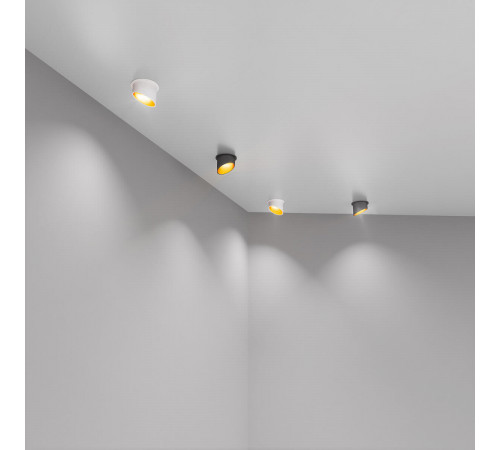 Встраиваемый светильник Elektrostandard 7005 MR16 BK/GD черный/золото 4690389123689