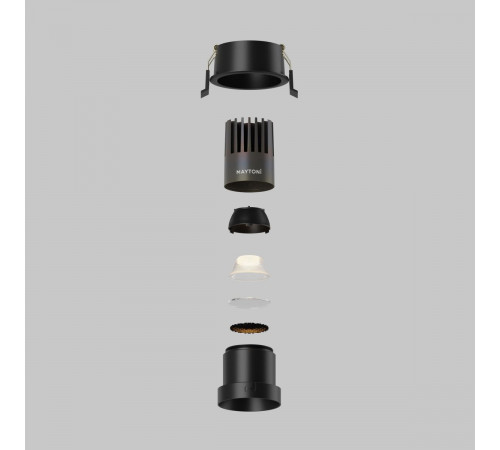 Встраиваемый светильник Maytoni Technical Dip DL116-10W-3K-B Встраиваемый светильник Maytoni Technical Dip DL116-10W-3K-B