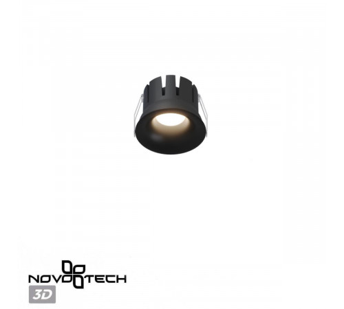 Встраиваемый светильник с переключателем цв. температуры Novotech Wir Eclat 359887